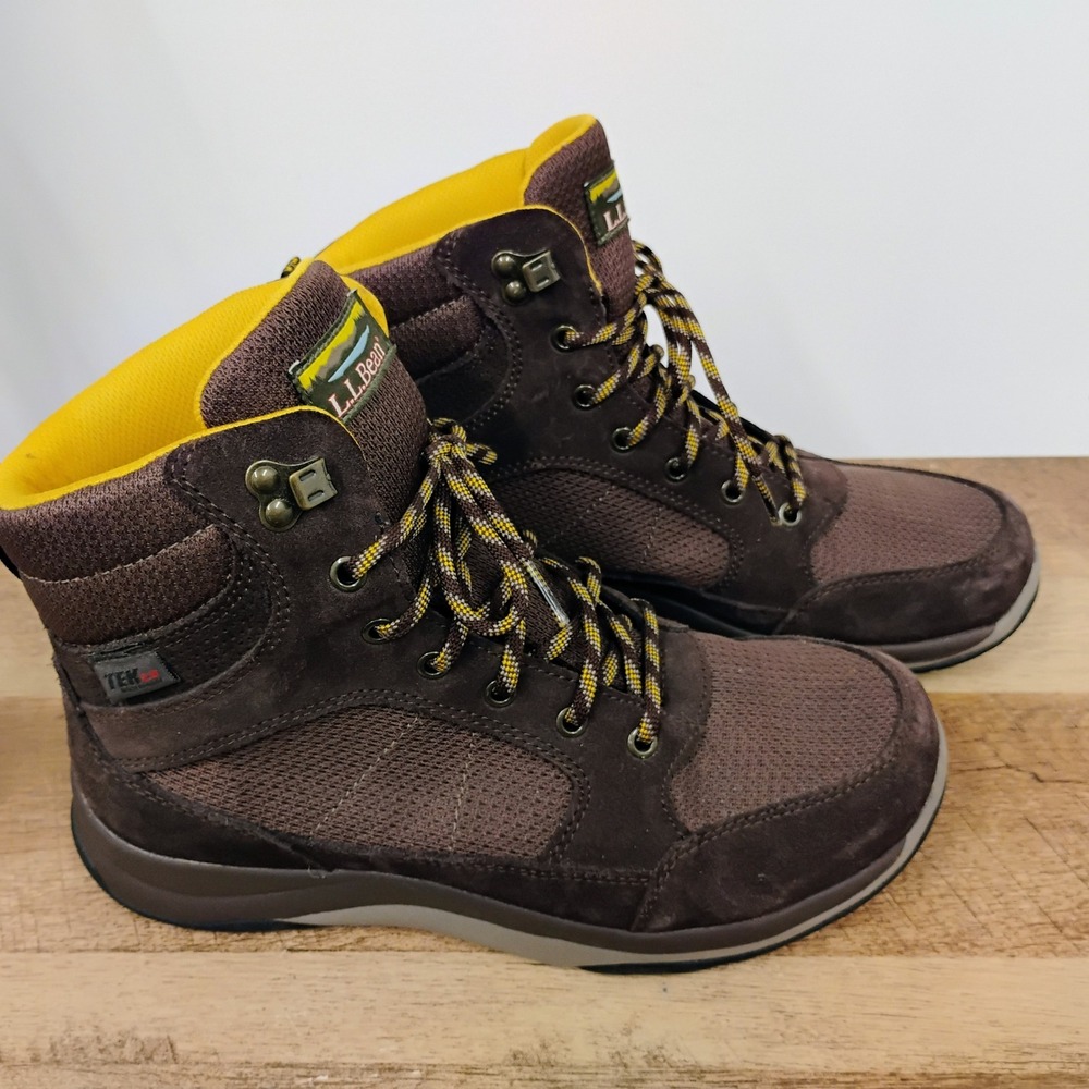 LL Bean TEK 2.5 Waterproof‎ Insulated Hiking Trail Snow Boot Brown Mens Size 8 M